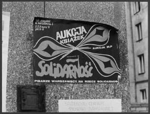 Plakat der Gewerkschaft Solidarnosz
