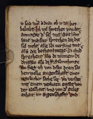 Aus dem mystischen Traktat Von der Edelkeit der Seele
