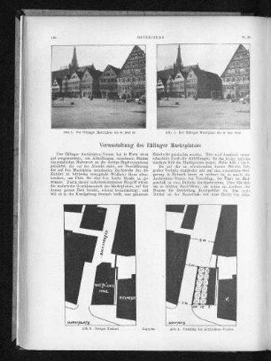 Verunstaltung des Esslinger Marktplatzes