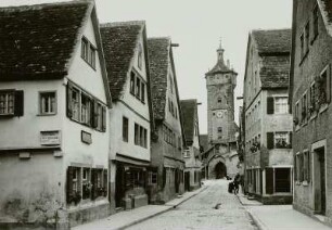 Rothenburg ob der Tauber, Klingentorturm : Rothenburg ob der Tauber. Klingentorturm von der Stadtseite gesehen