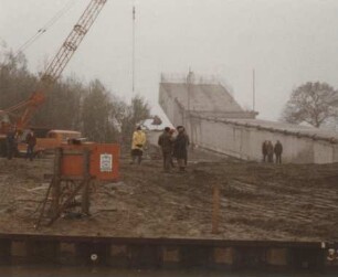 Einschwimmen des Fuhse-Dükers/Mittellandkanal