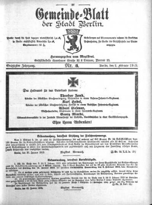 1919,5: Nr. 5, 2. Februar 1919