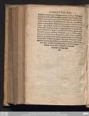 Annotatio Des.