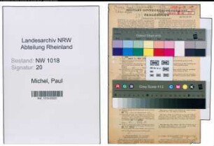 Entnazifizierung Paul Michel , geb. 05.03.1895 (Buchhalter)