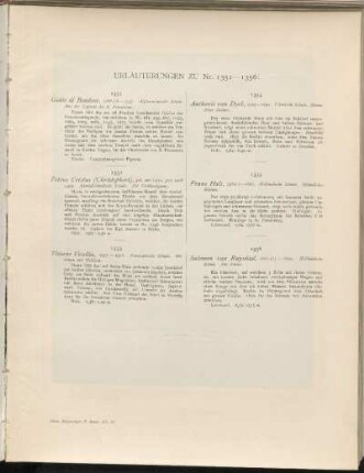 Erläuterungen zu Nr. 1351 - 1356: