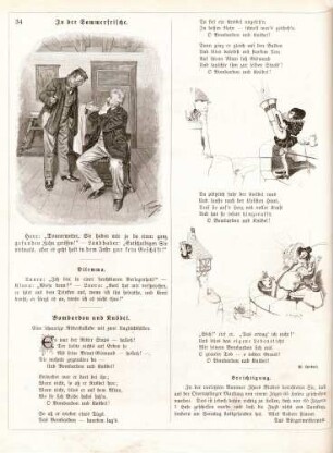 "In der Sommerfrische" "Bombardon und Knödel"