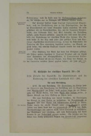 II. Geschichte der römischen Republik 510-30