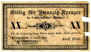 20 Kreuzer Conventions-Münze