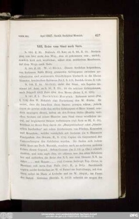 XIII. Reise von Sinai nach Sués.