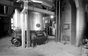 Freiburg: Gaswerk, Hochofen mit Gas-Überhitzer, Keller Gaswerk
