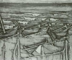 Boote am Strand