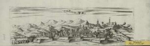 Ansicht von Pinerolo, Italien, Kupferstich, nach 1688