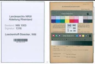 Entnazifizierung Willi Loeckenhoff-Stoecker , geb. 02.05.1903 (Landwirt)