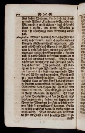102-104, Anastasia. Marcs, wann ich euer aufrichtigs ...