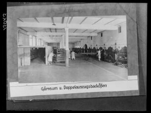 Dresden, Rosenstraße 99. Bäckerei der Dresdner Lebensmittelgesellschaft m.b.H., Gärraum und Doppelauszugsbacköfen