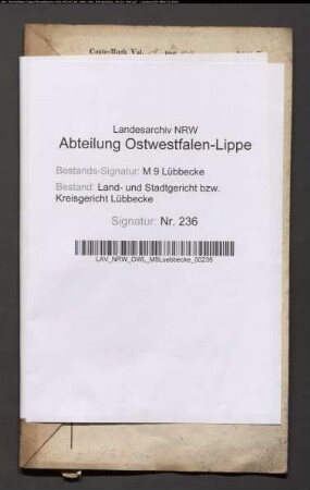Erblasser: Brökelmeyer, Ernst Heinrich; Erblasser: Brökelmeyer, Anne Marie Elisabeth, geb. Brinkmeyer:
