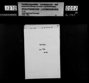 Bürgerrechtsverhältnisse zu Dorfmerkingen