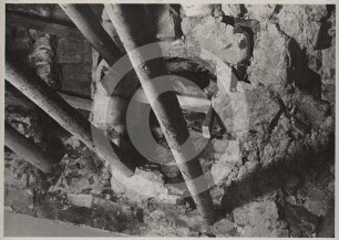Mauerwerksschäden im Krämerturm Lauban