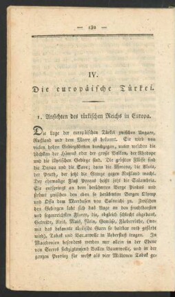 IV. Die europaeische Tuerkei.