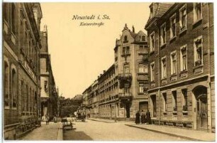 Neustadt in Sachsen. Kaiserstraße