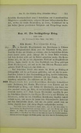 Der dreißigjährige Krieg