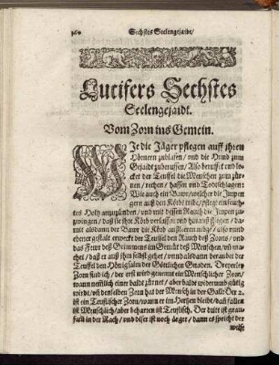 Lucifers Sechstes Seelengejaidt.