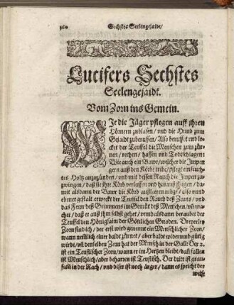 Lucifers Sechstes Seelengejaidt.