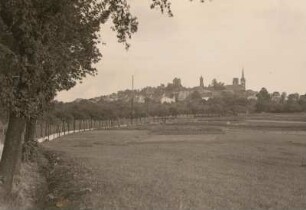 Stolpen : Stadt und Burg, Ansicht von Nordnordwesten