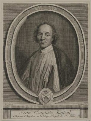Bildnis des Jean Baptiste Santeul