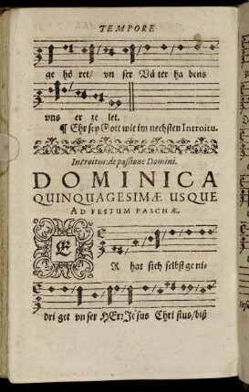 Dominica Quinquagesimæ Usque Ad Festum Paschæ.