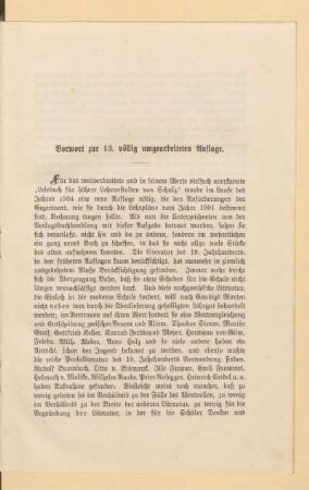 Vorwort zur 13. völlig umgearbeiteten Auflage