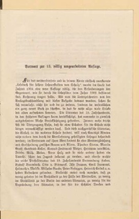 Vorwort zur 13. völlig umgearbeiteten Auflage