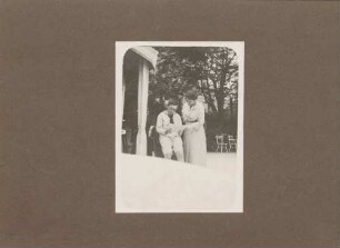 Prinz Lennart und Dame (unbekannt)