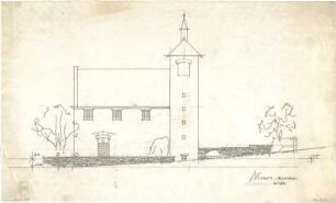 Döllgast, Hans; Marktsteft (Bayern); Kath. Pfarrkirche und Gemeindehaus - Ansicht