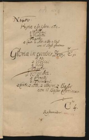 Messen; Coro, orch, org; G-Dur