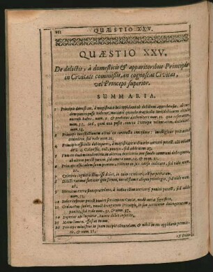 Quaestio XXV. - XXVI.