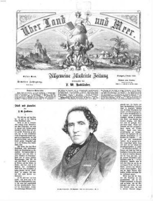 Über Land und Meer : deutsche illustrierte Zeitung. 11. 1864 = Jg. 6