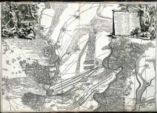 WHK 12 Spanischer Sukzessionskrieg 1701-1713 bis zum Frieden von Rastatt: Plan der Schlacht bei Höchstädt, 13. August 1704