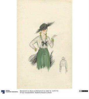 Bluse von Bernard et C.ie