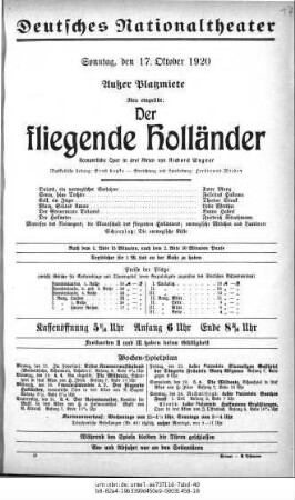Der fliegende Holländer
