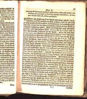 Num. II. Solemnia & Ceremoniæ præsentis Jubilæi [...]