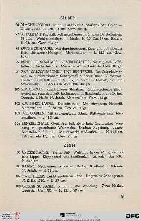 IV. Silber (Nr. 96-104)