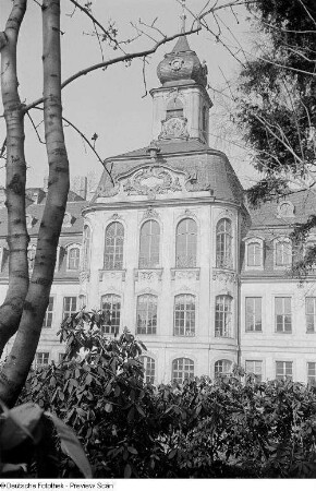 Teilansicht des Gohliser Schlösschen