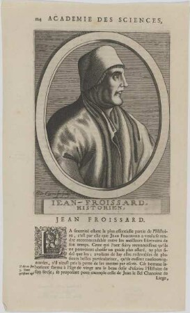 Bildnis des Jean Froissard