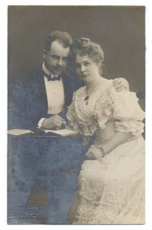 Portrait von zwei Schauspielern