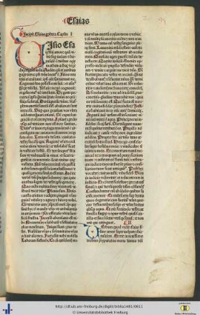 Esaias propheta