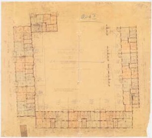 Siedlung Attilahöhe, Berlin-Tempelhof: Arnulfstraße 72-75, Manteuffelstraße 33-34, Totilastraße 1-5: Grundriss OG 1:100