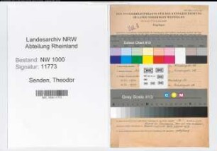Entnazifizierung Theodor Senden, geb. 30.04.1903 (Landesoberinspektor)