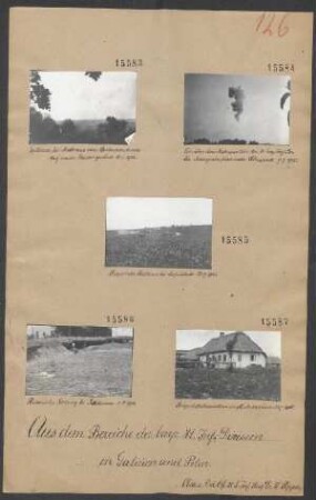 In Galizien und Polen: Russische Stellung bei Radziewo 01.08.1915