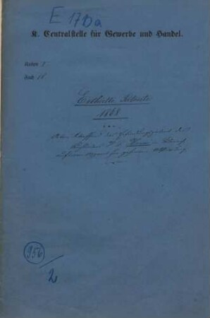 Patent des Buchbinders J.L. Hauni in Biberach auf einen Apparat zur geheimen Abstimmung